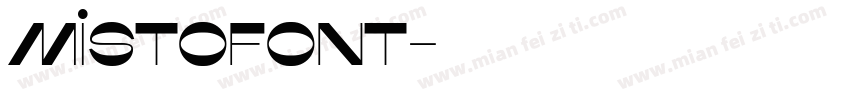 Misto Font字体转换